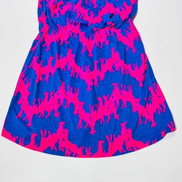 Lilly Pulitzer dress Windsor Strapless Giraffic Park Print dress women Size L - Picture 9 of 9